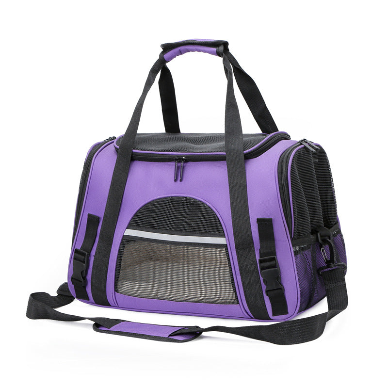 Mochila Portátil para Cães e Gatos Respirável