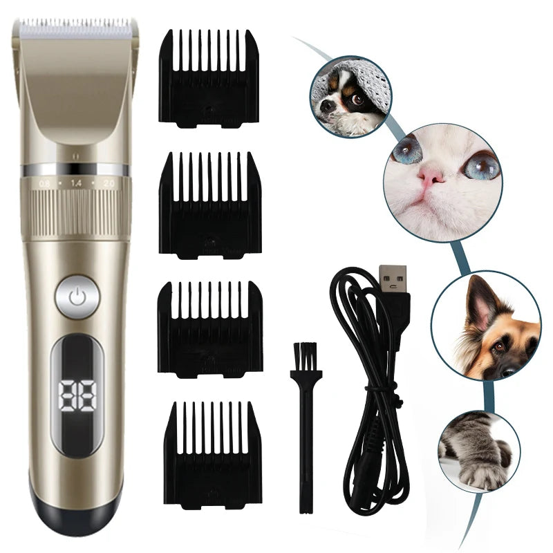 Máquina de Cortar Cabelo para Cães e Gatos