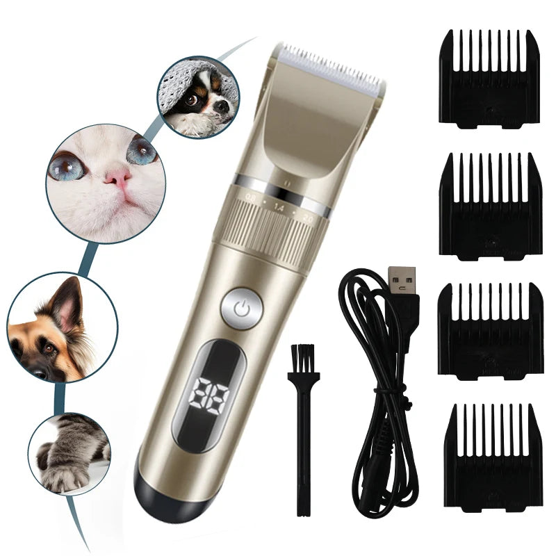 Máquina de Cortar Cabelo para Cães e Gatos