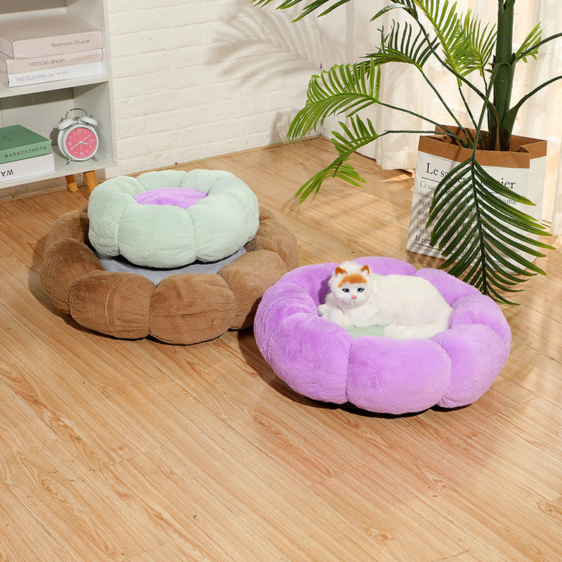 Cama para Pets - Plus Veludo Grosso Redondo.