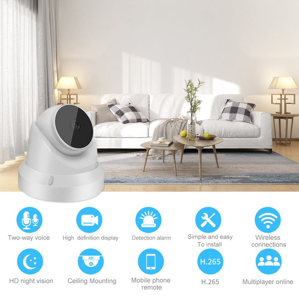 Câmera IP WiFi Monitor de Pet/bebê Câmera de segurança doméstica.